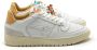 Kangaroos Game Low II | White Mustard Wit Leer Lage sneakers - Thumbnail 2