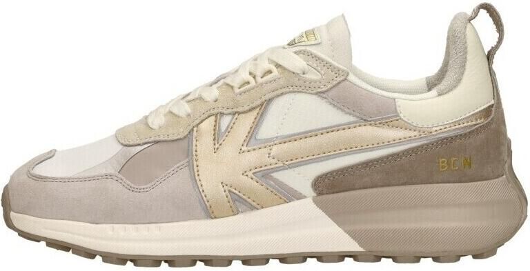 Kaotiko DETROIT GOLD WHITE-GOLD Lage sneakersDames sneakers Wit beige - Foto 6