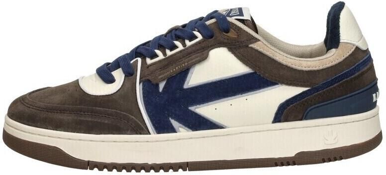 Kaotiko BOSTON PIPING SUEDE NAVY Lage sneakersHeren sneakersVrije tijdsschoenen Blauw - Foto 3