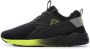 Kappa Sneakers San Puerto Lace Black Grey Md Neon Yellow Kinderen - Thumbnail 2
