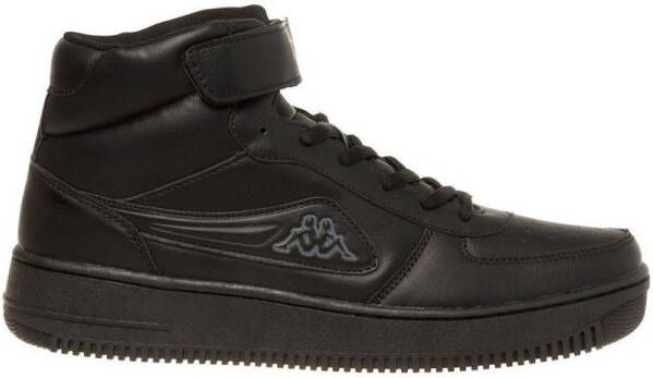 Kappa Stijlvolle Mid-Top Unisex Sneakers Black Heren