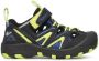 Kappa kindersandaal zomerschoenen schoenen 260682K 1133 Zwart Lime - Thumbnail 2