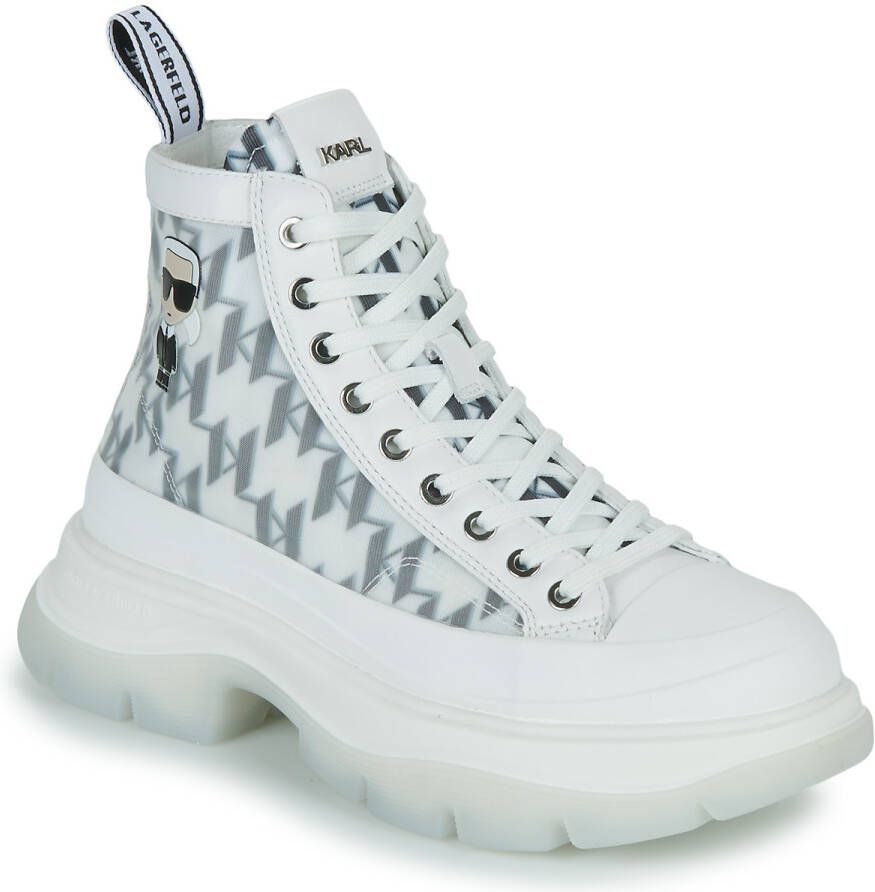 Karl Lagerfeld Hoge Sneakers LUNA Monogram Mesh Boot