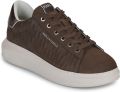 Karl Lagerfeld Lage Sneakers KAPRI MENS Monogram Emboss Lo - Bruin