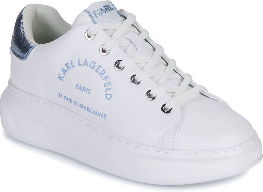 Karl Lagerfeld Low-Top Sneakers Kapri Metal Maison Glitter in wit