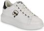 Karl Lagerfeld Witte Casual Leren Sneakers White Dames - Thumbnail 2