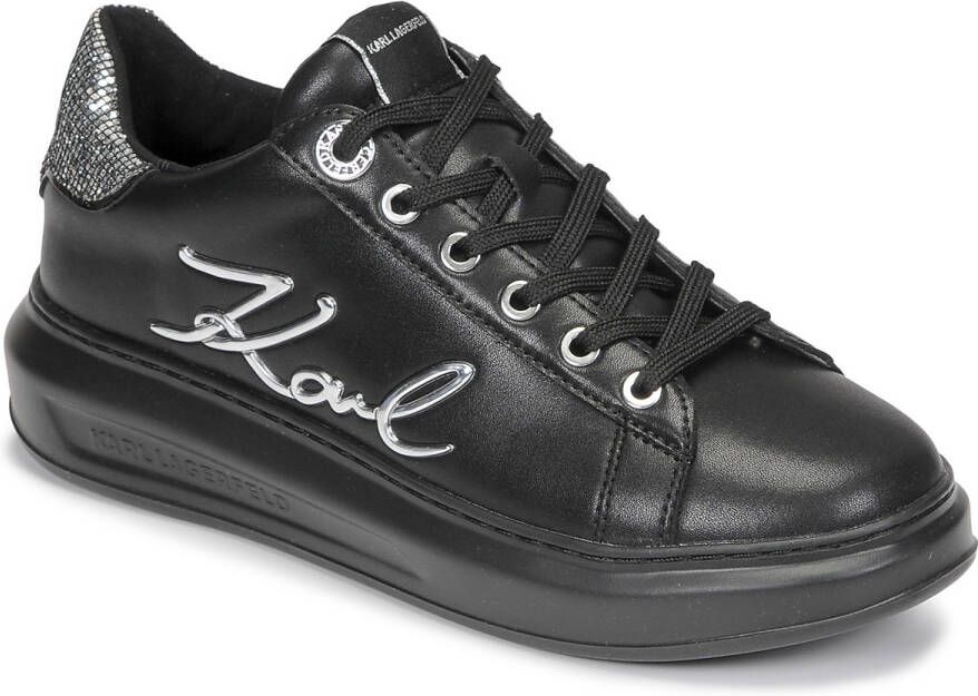 Karl Lagerfeld Sneakers Kapri Signia Lace Lthr in zwart