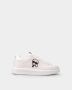 Karl Lagerfeld K Ikonik Kapri Sneakers Vetersluiting Effen Patroon White Heren - Thumbnail 10