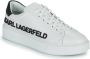 Karl Lagerfeld Deportiva con logotipo en relieve en el lateral Wit Heren - Thumbnail 2