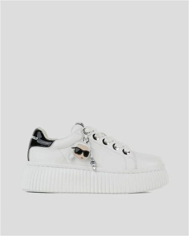 Karl Lagerfeld Low-Top Sneakers Kreeper Lo Nft Twin Pendant Lo in wit