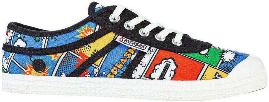 Kawasaki Lage Sneakers Cartoon Canvas Shoe K202410 8881 Multi Color