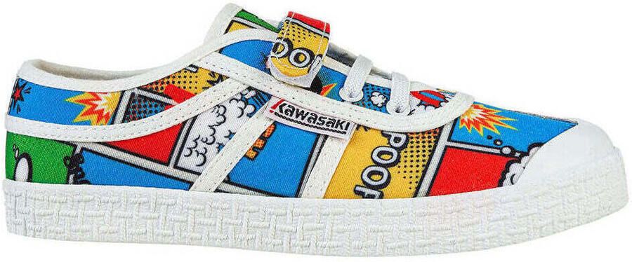 Kawasaki Lage Sneakers Cartoon Kids Shoe W Elastic K202585 2084 Strong Blue