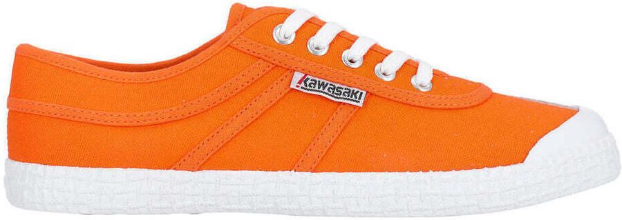 Kawasaki Lage Sneakers Original Canvas Shoe K192495 5003 Vibrant Orange