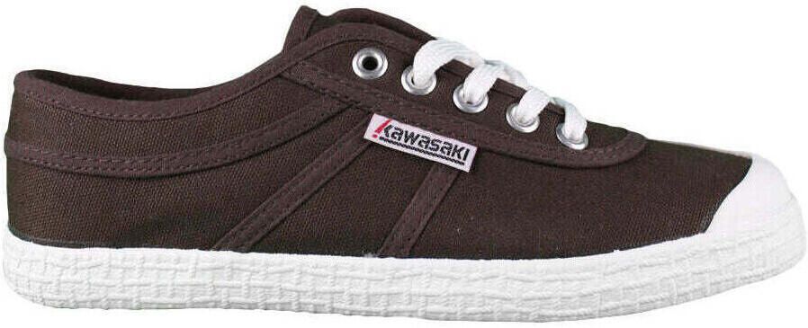 Kawasaki Lage Sneakers Original Canvas Shoe K192495 5045 Chocolate Brown
