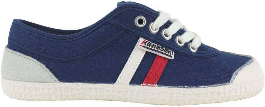Kawasaki Lage Sneakers Retro 23 Canvas Shoe K2390W Navy Stripe - Foto 2