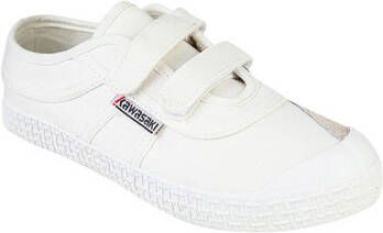Kawasaki Lage Sneakers Original Kids Shoe W velcro K202432 1002S White Solid
