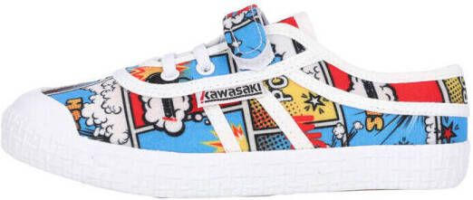 Kawasaki Sneakers Cartoon Kids Shoe W Elastic K202585-ES 2084 Strong Blue