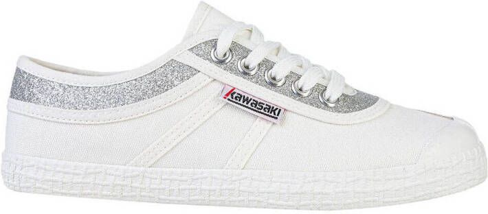 Kawasaki Sneakers Glitter Canvas Shoe K194522 8889 Silver