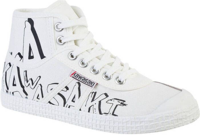 Kawasaki Sneakers Graffiti Canvas Boot K202415 1002 White