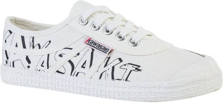 Kawasaki Sneakers Graffiti Canvas Shoe K202416 1002 White