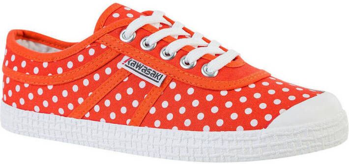 Kawasaki Sneakers Polka Canvas Shoe K202421 5030 Cherry Tomato