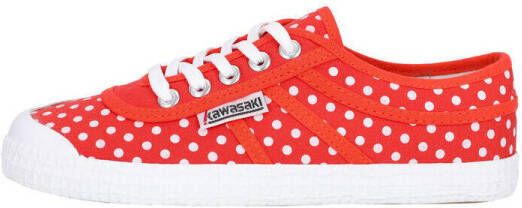 Kawasaki Sneakers Polka Canvas Shoe 5030 Cherry Tomato