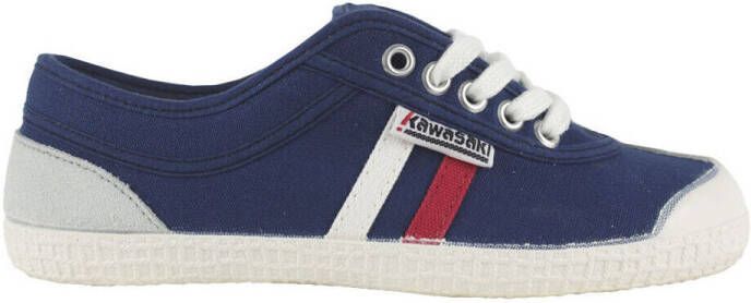 Kawasaki Sneakers Retro 23 Canvas Shoe K23 90W Navy Stripe