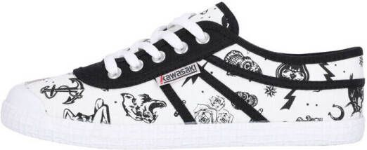 Kawasaki Sneakers Tattoo Canvas Shoe K202420-ES 1002 White