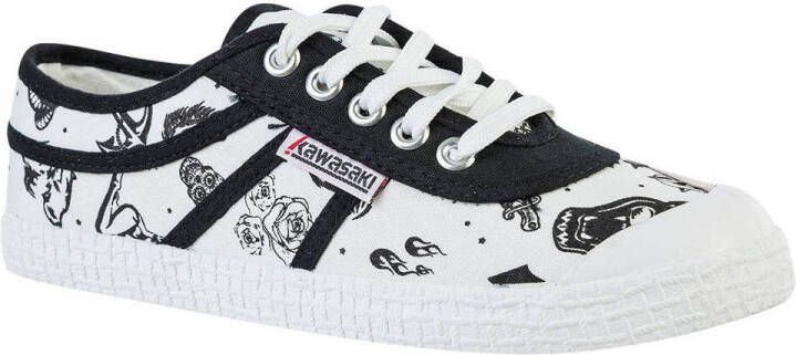 Kawasaki Sneakers Tattoo Canvas Shoe K202420 1002 White