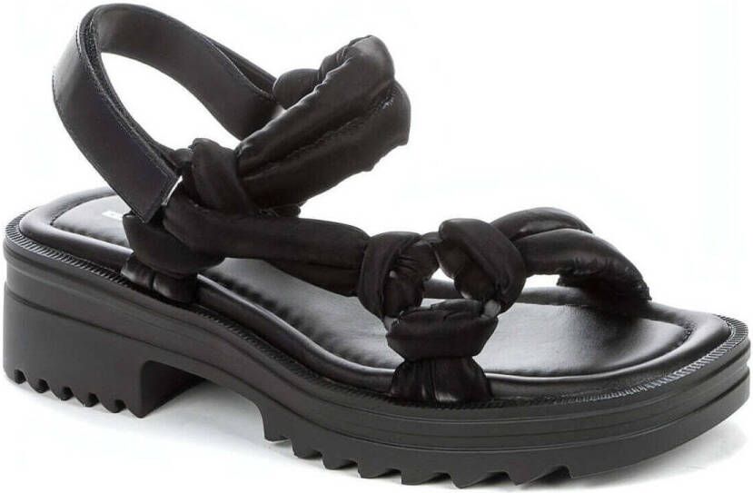 Keddo Zwarte Open Platte Sandalen Vrouwen - Foto 1