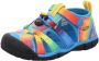 Keen Seacamp II CNX Jeugd Sandalen Vivid Blue Original Tie Dye Kinderen - Thumbnail 3