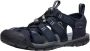 Keen Clearwater CNX Heren Wandelsandalen Sky Captain Black - Thumbnail 4