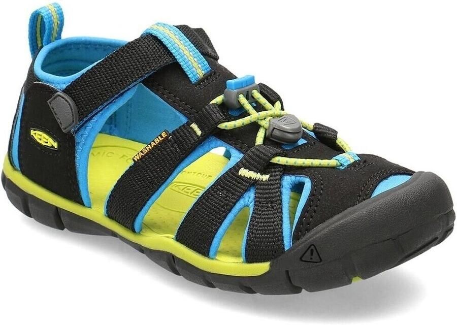 Keen Seacamp II CNX Sandalen Black Brilliant Blue Kinderen - Foto 5