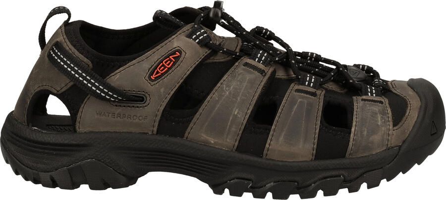 Keen Targhee III Heren Wandelsandalen Grey Black Grijs Leer K1022428 - Foto 5