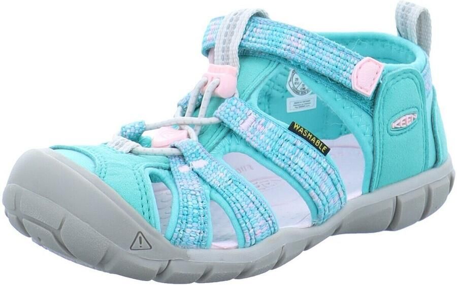 Keen Seacamp II CNX Older Kids Sandalen Bright Aqua Pink-A-Boo - Foto 5