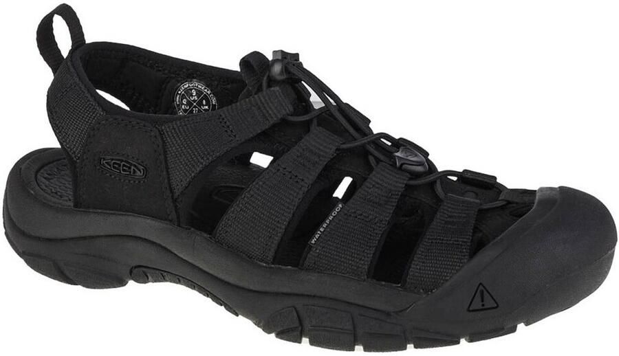 Keen Newport H2 Heren Wandelsandalen Triple Black Zwart Polyester K1022258 - Foto 2