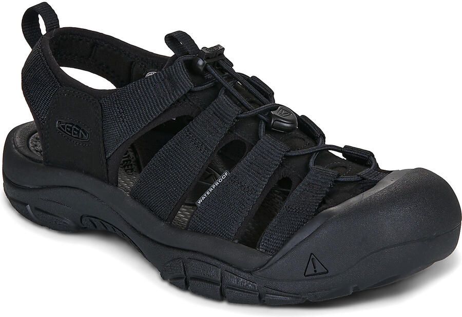 Keen Newport H2 Heren Wandelsandalen Triple Black Zwart Polyester K1022258 - Foto 2
