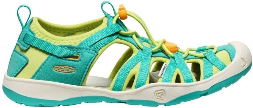 Keen Moxie Older Kids Sandalen Bright Aqua Bright Marigold - Foto 3
