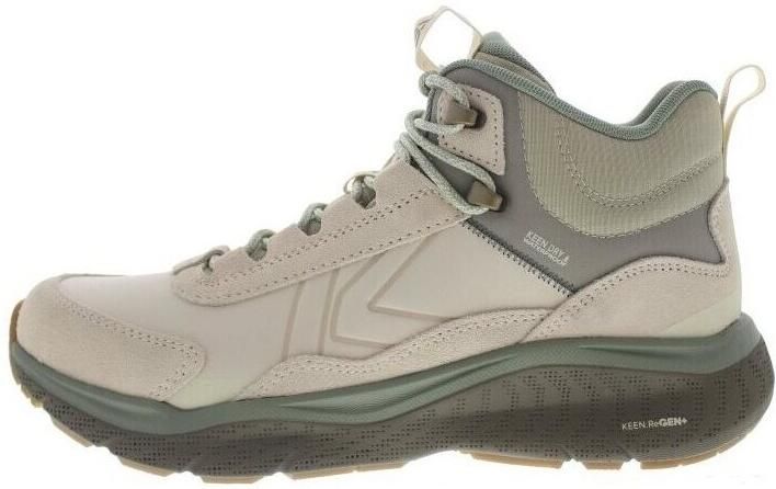 Keen Leiki Mid Leather Dames Wandelschoenen Birch Lily Pad - Foto 2