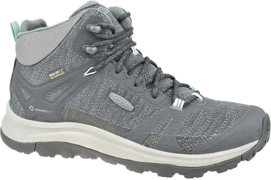 Keen Terradora II Mid Dames Wandelschoenen Magnet Ocean Wave Grijs Mesh - Foto 3