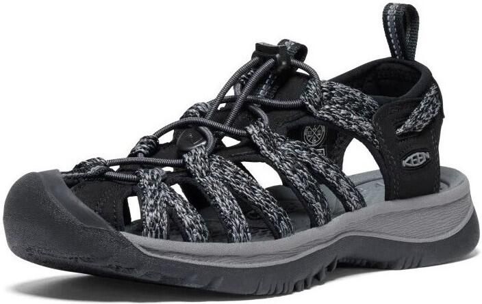 Keen Whisper Dames Wandelsandalen Black Steel Grey Zwart Polyester K1028815 - Foto 2
