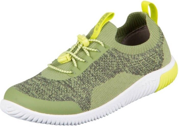 Keen Youth's KNX Knit Lace Sneakers iguana evening primrose - Foto 3