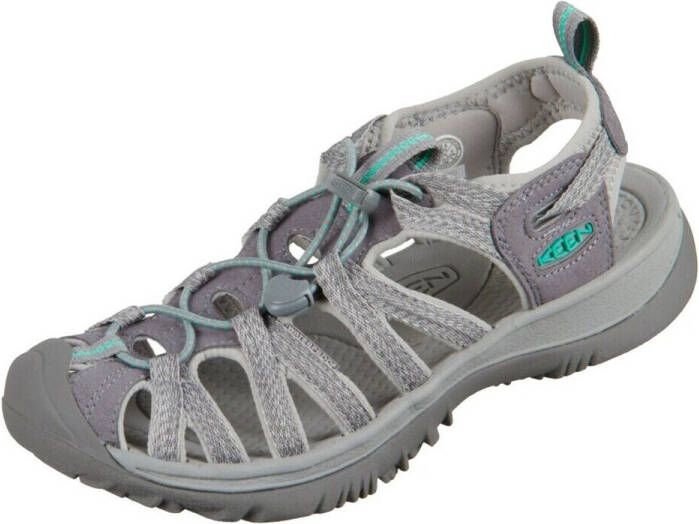 Keen Whisper Dames Wandelsandalen Medium Grey Peacock Green Grijs Polyester K1022814 - Foto 5