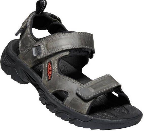 Keen Targhee III Open Toe Sandaal Middengrijs Zwart
