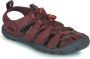 Keen Clearwater Dames Wandelsandalen Wine Red Dahlia Bordeaux Leer K1025088 - Thumbnail 3