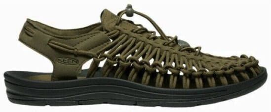 Keen Uneek Heren Sandalen Dark Olive Black Groen Polyester K1023381 - Foto 3