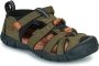 Keen Seacamp II CNX Younger Kids Sandalen Dark Olive Gold Flame - Thumbnail 3