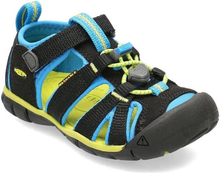 Keen Seacamp II Younger Kids Sandalen Black Brilliant Blue Zwart Polyester K1022969 - Foto 5