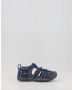 Keen Seacamp II Younger Kids Sandalen Blue Depths Gargoyle Blauw Polyester K1010088 - Thumbnail 3