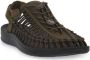 Keen Uneek Heren Sandalen Dark Olive Black Groen Polyester K1023381 - Thumbnail 15
